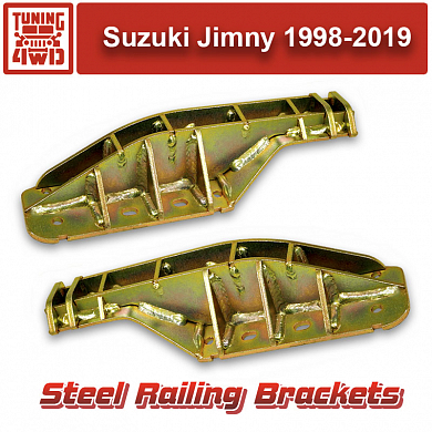 Установка Кронштейны рейлингов передние Suzuki Jimny JB Suzuki Jimny