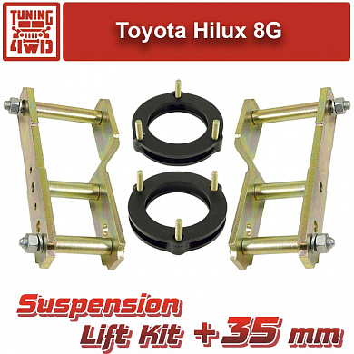 Установка Лифт комплект подвески Toyota Hilux 8 35 мм Toyota Hilux