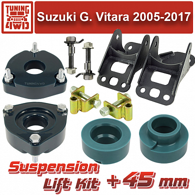 Установка Комплект проставок подвески Suzuki Grand Vitara 2 45 мм Suzuki Escudo Grand Vitara