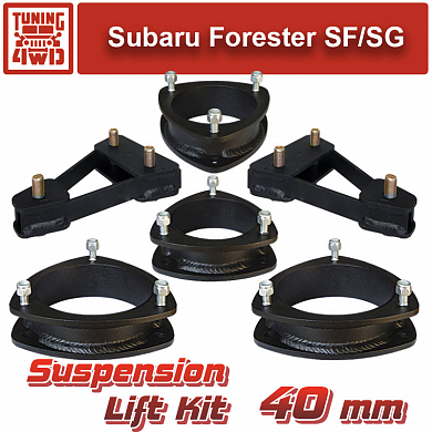 Установка Лифт комплект подвески Subaru Forester SF-SG 40 мм Subaru Forester