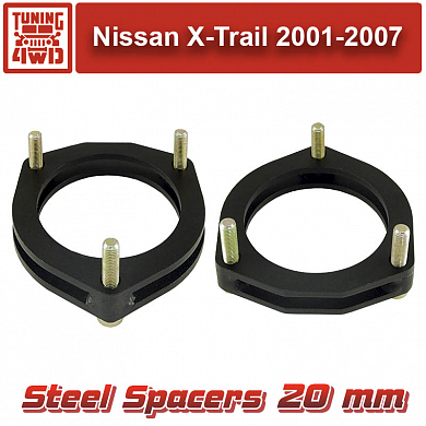 Установка Проставки стоек Nissan T30 20 мм Nissan X-Trail